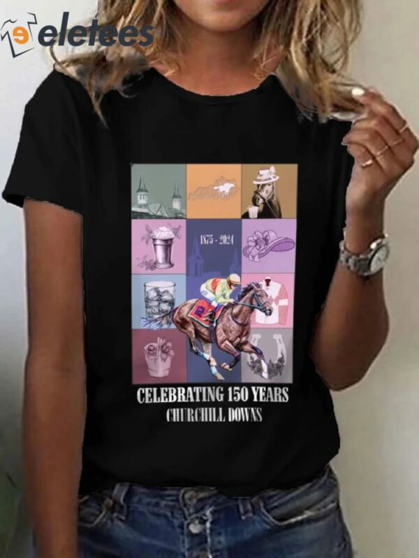 Women’s Derby Day 150 Years Print Crew Neck T-Shirt