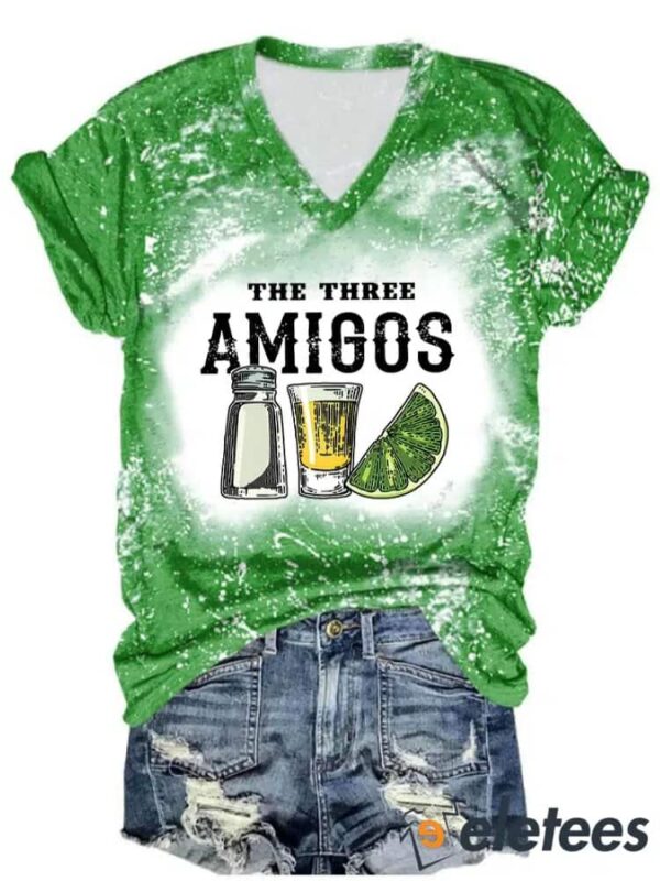 Women’s The Three Amigos Cinco De Mayo Print T-shirt