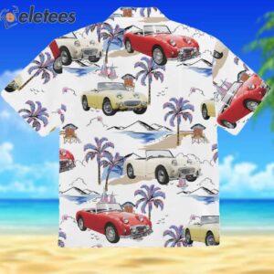 1959 Austin Healey Frogeye Sprite Mk1 Hawaiian Shirt 2