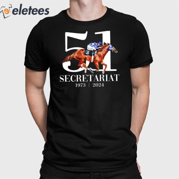 51 Secretariat 1973-2024 Shirt