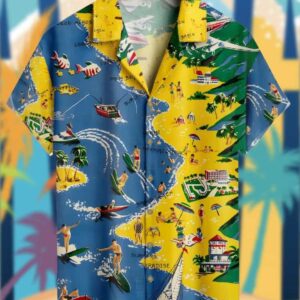 Beach Surf Hawaiian Shirt