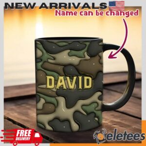 Best Buckin Dad Ever Personalized 3D Inflated Mug 2