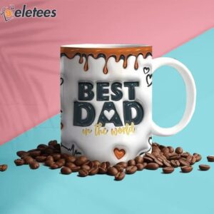 Best Dad In The World 3D Inflated Mug