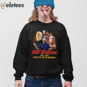 Bill Walton 1952 2024 Thank You For The Memories Shirt 4