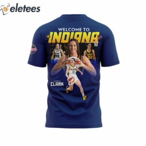 Caitlin Clark 22 Welcome To Indiana T shirt 2