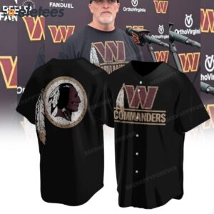 Coach Dan Quinn Commanders Feather Baseball Jersey