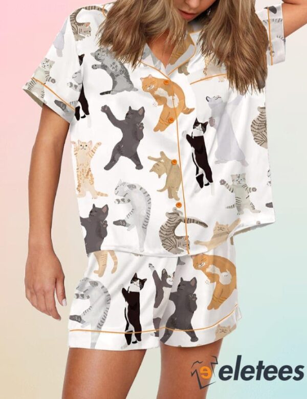 Dancing Cats Pajama Set