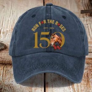 Derby Kentucky 150 Years Run For The Roses 1875 2024 Hat1
