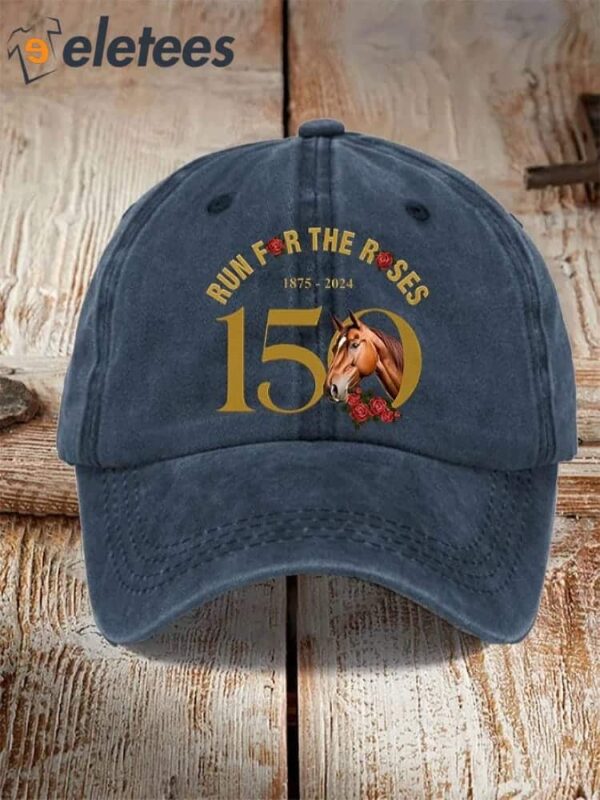Derby Kentucky 150 Years Run For The Roses 1875-2024 Hat