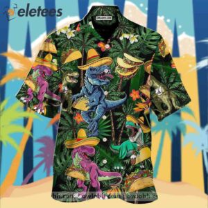 Dinosaur Love Tacos Hawaiian Shirt