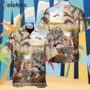 Duck Hunting Hawaiian Shirt1