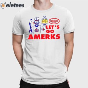 Genesee Beer Let's Go Amerks Shirt