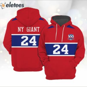 Giants Unveil Century Red Throwback Hoodie 3