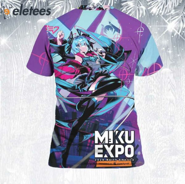 Hatsune Miku World Concert Tour Series Miku EXPO 2024 3D Shirt