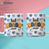 Heart Pattern Best Dad Ever Father’s Day 3D Inflated Mug