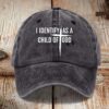 I Identify As A Child Of God Print Hat