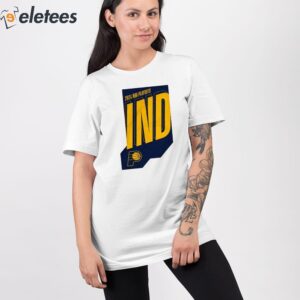 Indiana Pacers Basketball 2024 Playoffs Shirt 2