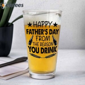 Its Not A Dad Bod Its A Father Figure Beer Glass 3