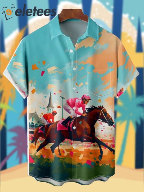 Kentucky Derby Horse Racing Festival Hawaiian Shirt