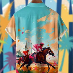 Kentucky Derby Horse Racing Festival Hawaiian Shirt1