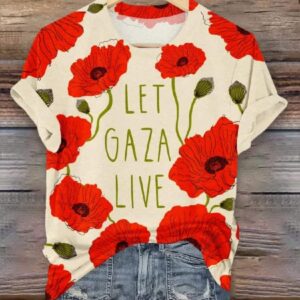 Let Gaza Live T Shirt