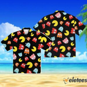 Little Monters Pacman Short Sleeve Hawaiian Shirt 3