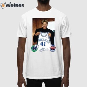 Luka Doncic Dirk Nowitzki Mavericks 41 Shirt