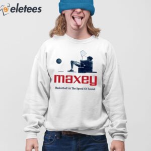 Maxey Basketball At The Speed Of Sound Shirt 4