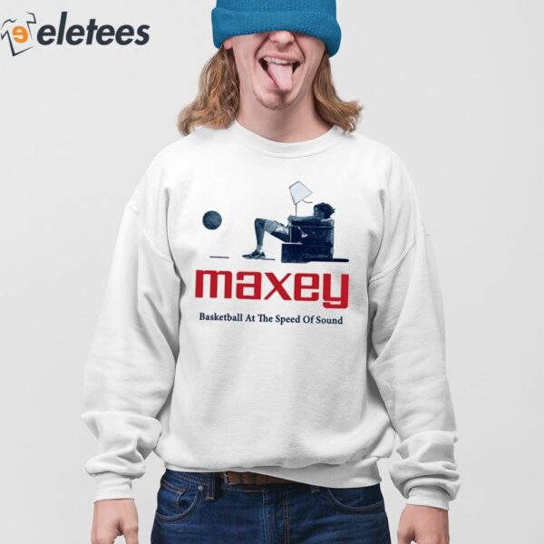 Maxey Basketball At The Speed Of Sound Shirt