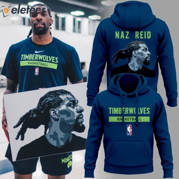 Naz Reid Timberwolves Basketball Hoodie