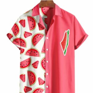 Palestine Watermelon Hawaiian Shirt