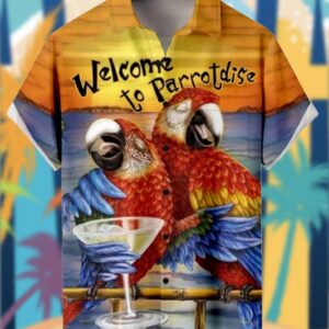 Parrot Cocktail Party Hawaiian Shirt