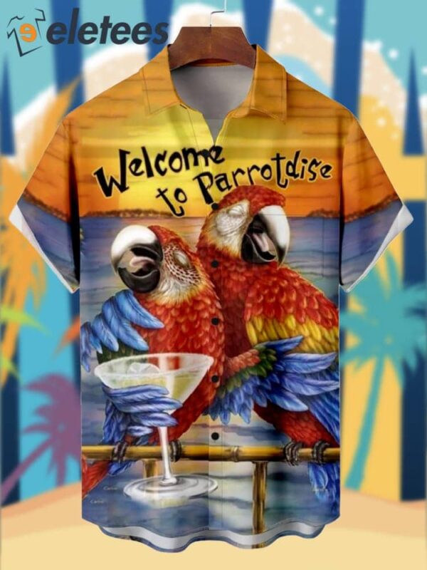 Parrot Cocktail Party Hawaiian Shirt