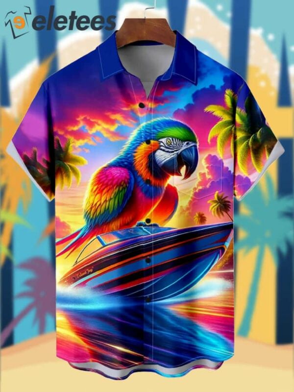 Parrot Surf Hawaiian Shirt
