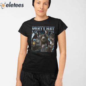 Party Hat Cat Shirt 2