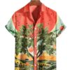 Peace Art Design Printed Hawaiian Shirt