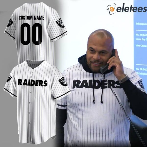 Raiders 2024 Coach Antonio Pierce Jersey