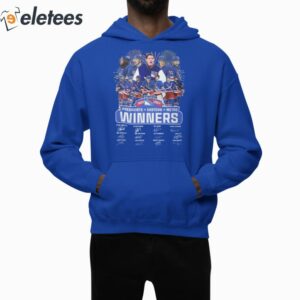 Rangers 2023 2024 Presidents Eastern Metro Winners Shirt 3