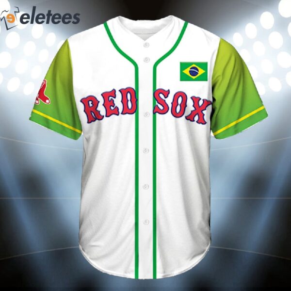 Red Sox Brazilian Community Celebration Jersey 2024 Giveaways