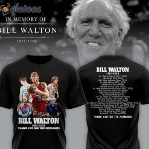 Rip Bill Walton 1952 2024 Thank You For The Memories Shirt 5