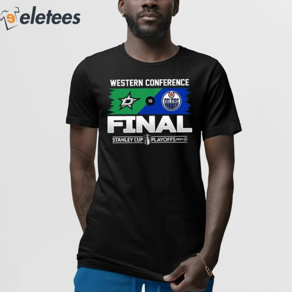 Stars vs Canucks 2024 Western Conference Final Stanley Cup Playoff Shirt