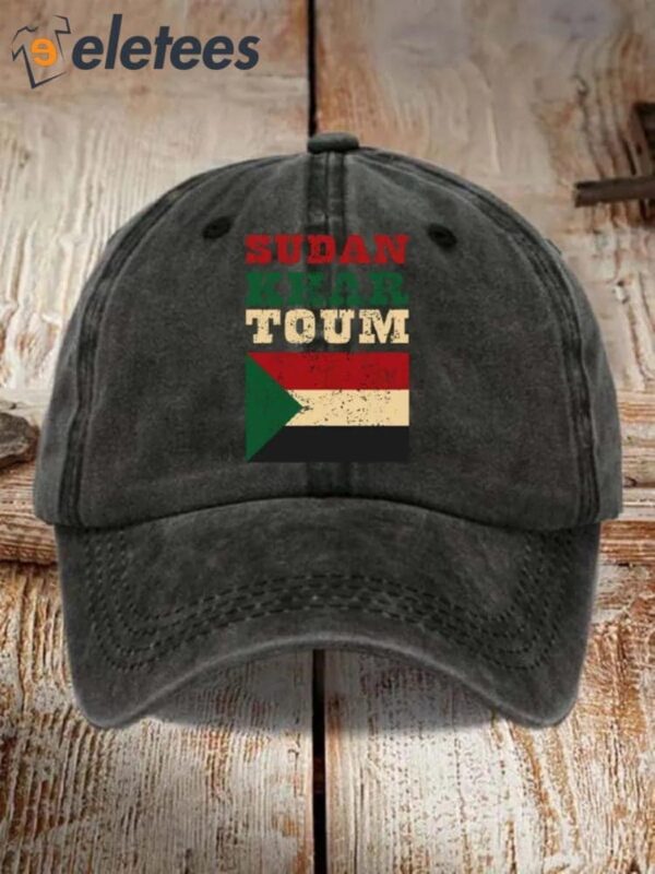 Sudan Khar Toum Art Design Printed Hat
