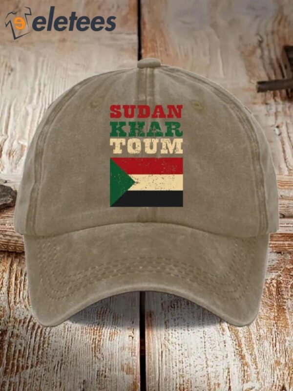 Sudan Khar Toum Art Design Printed Hat