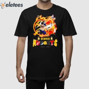 Super Mario Full Power Basketball Denver Nuggets Shirt