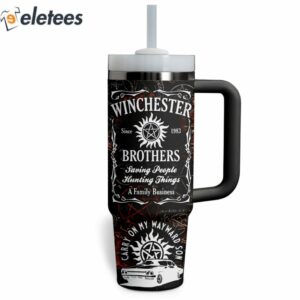 Supernatural Winchester Brothers Stanley 40oz Tumbler 4