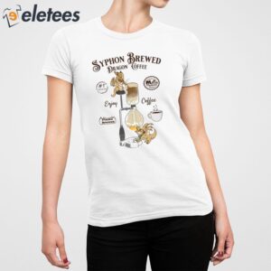 Syphon Brewed Dragons Coffee Shirt 2