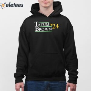 Tatum Brown 24 Boston Basketball Shirt 4