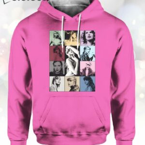 Taylor The Eras Tour 2023-2024 Pink Hoodie