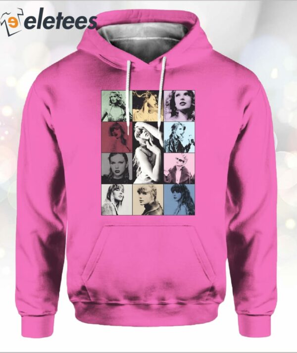 Taylor The Eras Tour 2023-2024 Pink Hoodie