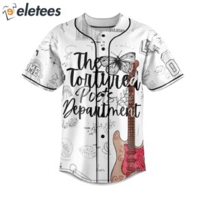 Taylor The Tortured Poets Department Old Habits Die Screaming Baseball Jersey2